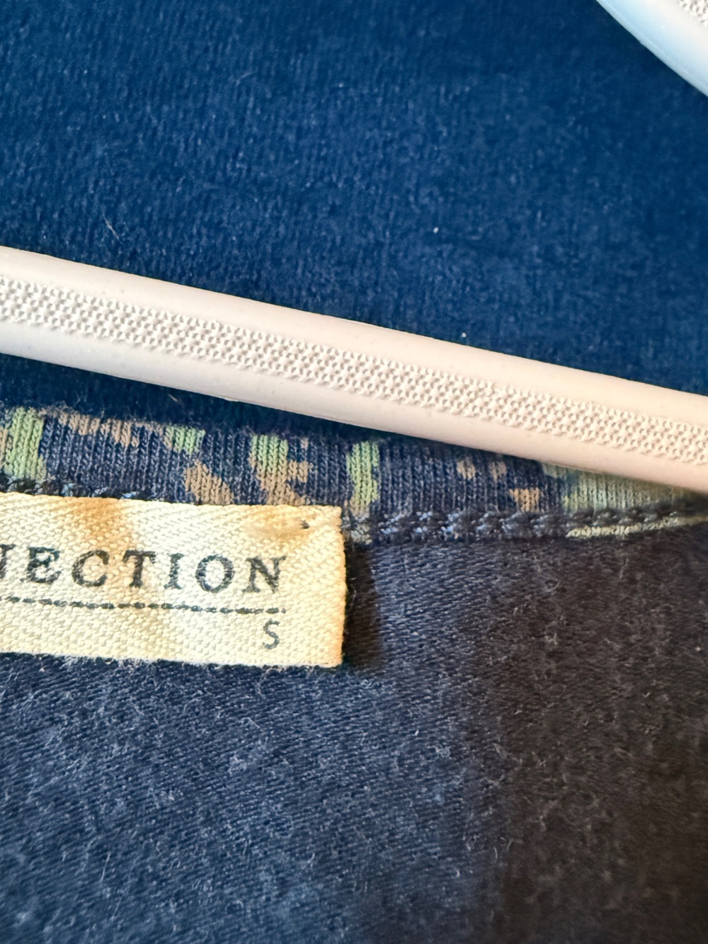 Peruvian Connection Blue and Brown Paisley Knit Top - Picture 3 of 8
